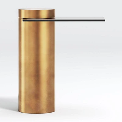 Grafik Glass Cantilever End Table