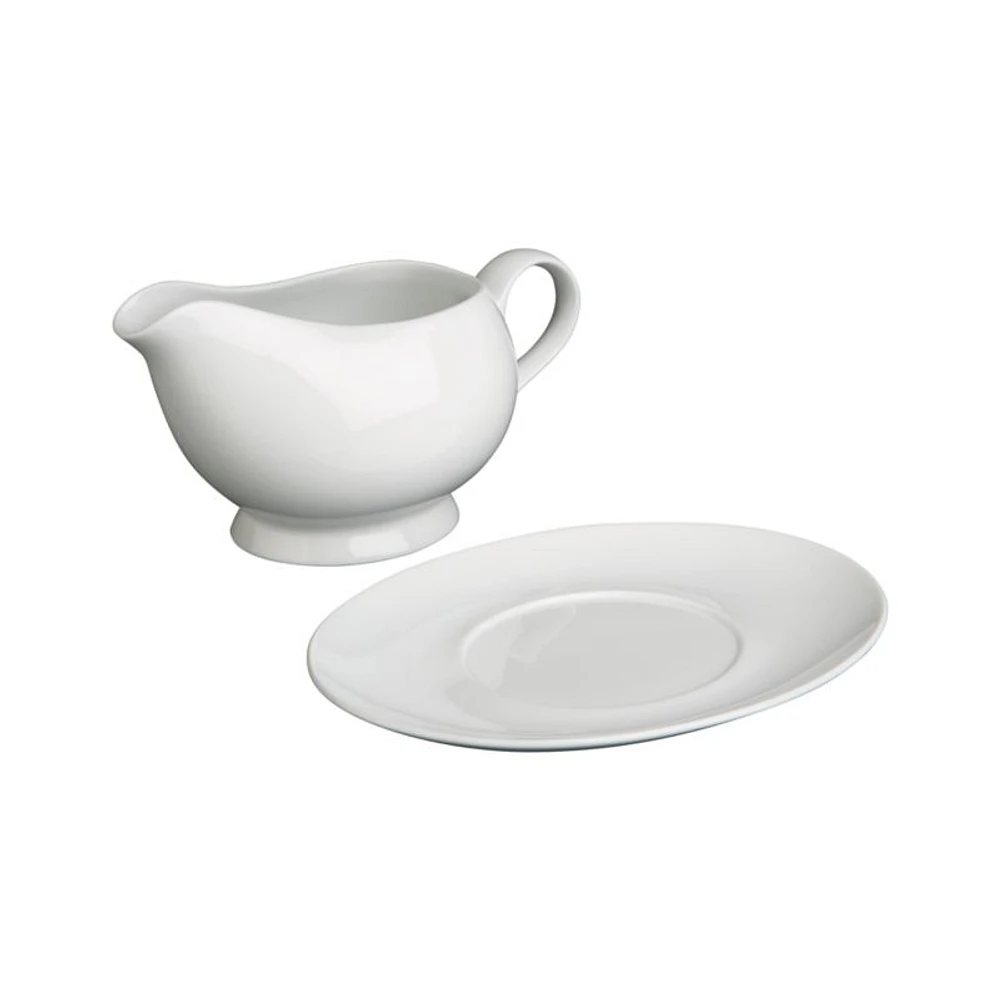 Aspen Gravy Boat with Saucer