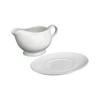 Aspen Gravy Boat with Saucer