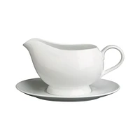 Aspen Gravy Boat with Saucer