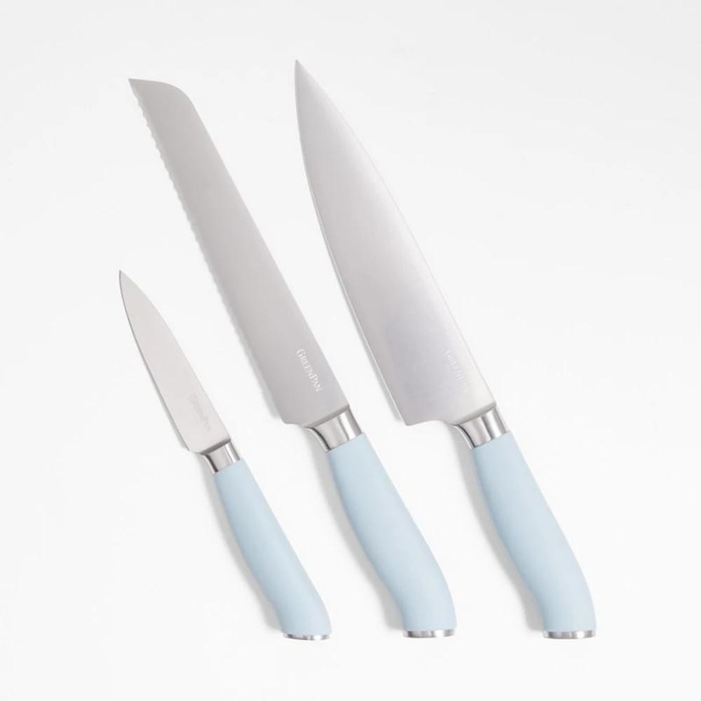 GreenPan ™ Blue Haze 3-Piece Titanium Knife Set