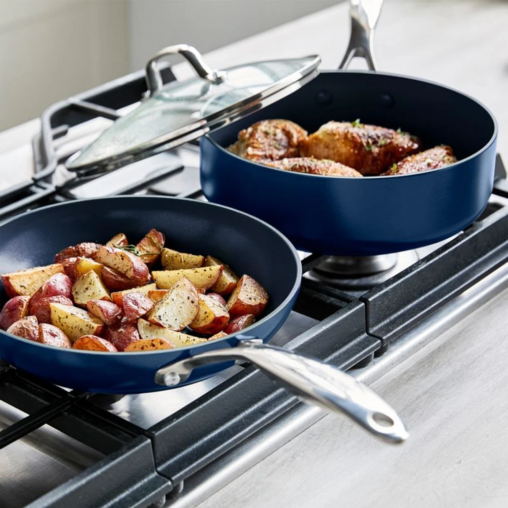 GreenPan ™ Valencia Pro Midnight Blue 14-Piece Non-Stick Cookware Set