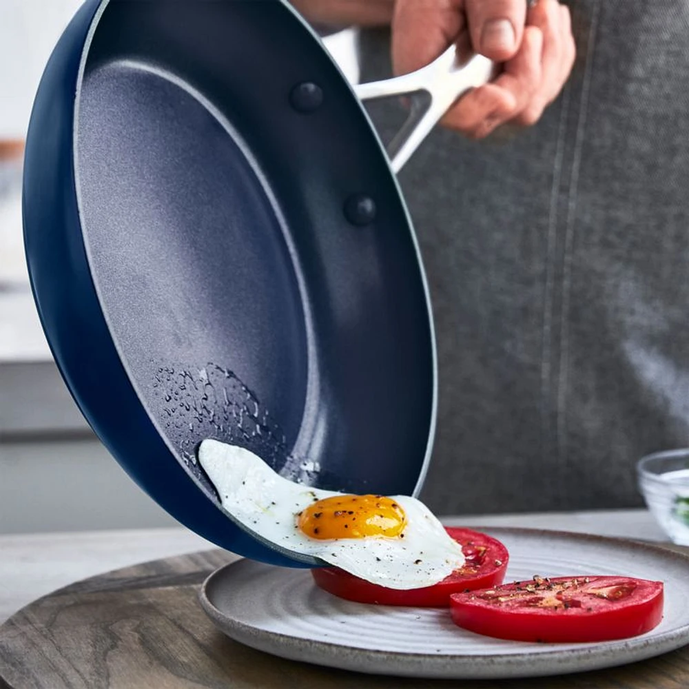 GreenPan ™ Valencia Pro Ceramic 12" Midnight Blue Frying Pan