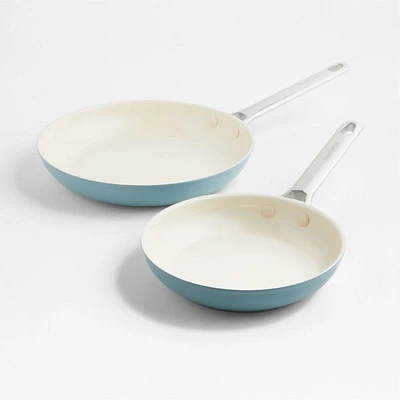 Greenpan ™ Padova Pro Blue Haze Non-Stick Ceramic Fry Pans, Set of 2