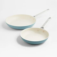 Greenpan ™ Padova Pro Blue Haze Non-Stick Ceramic Fry Pans, Set of 2
