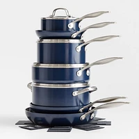 GreenPan ™ Valencia Pro Midnight Blue 14-Piece Non-Stick Cookware Set