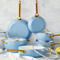 GreenPan ™ Reserve Sky Blue 10-Piece Ceramic Non-Stick Cookware Set