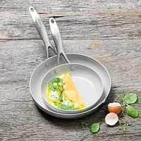 Green Pan ™ Venice Pro 10" and 12" Ceramic Fry Pans, Set of 2