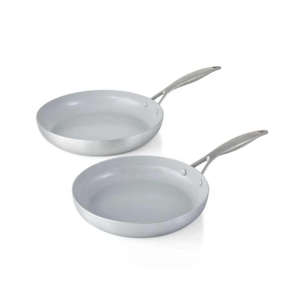 Green Pan ™ Venice Pro 10" and 12" Ceramic Fry Pans, Set of 2