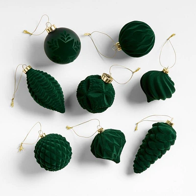 Velvet Christmas Ornaments