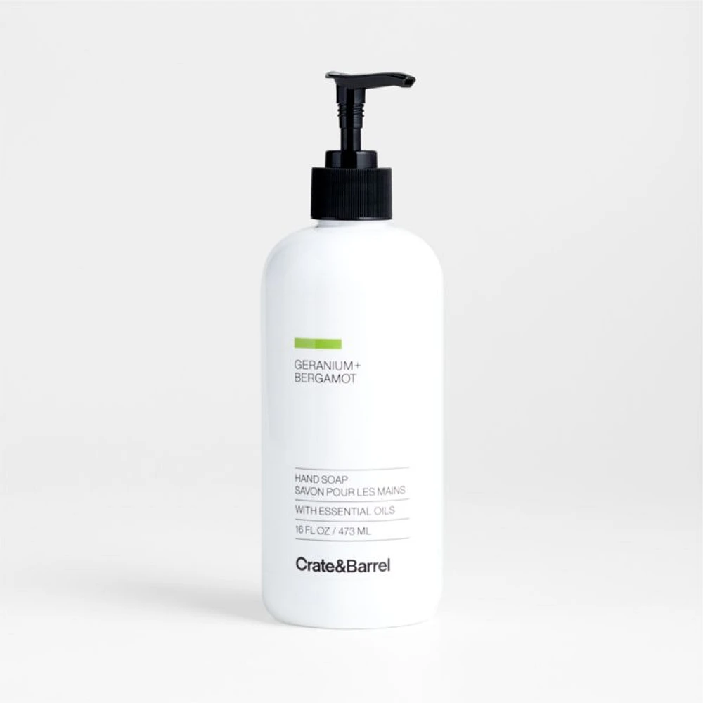 Geranium + Bergamot 16-oz. Hand Soap