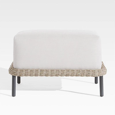 Grotta Off-White Outdoor Ottoman Cushion Replacement