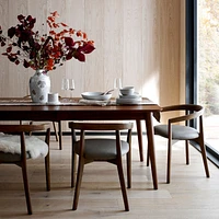 Cullen Shiitake Stone Round Back Dining Chair