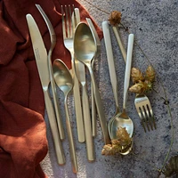 Mercer Champagne Flatware 5-Piece Place Setting