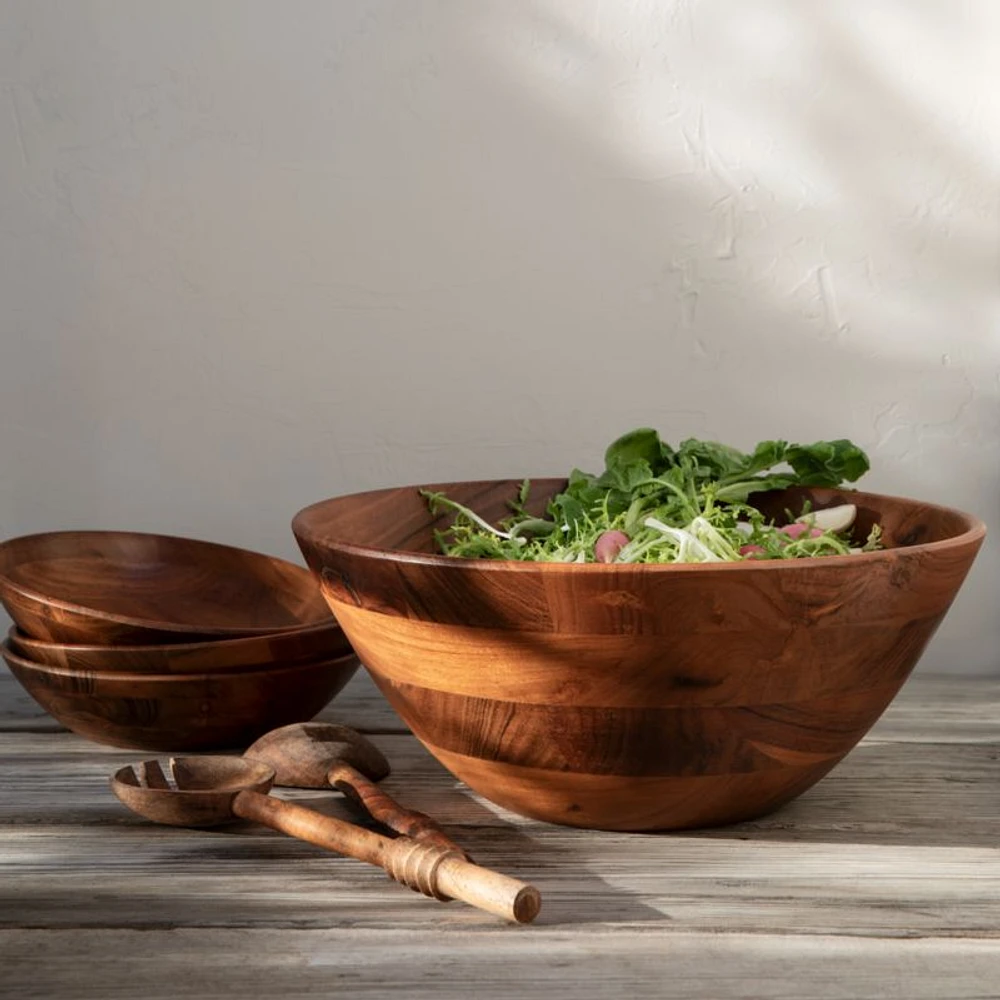 Acacia Burke Salad Servers, Set of 2