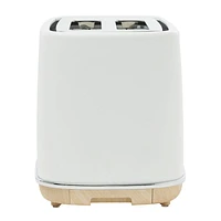 Haden Dorchester Matte White 2-Slice Toaster