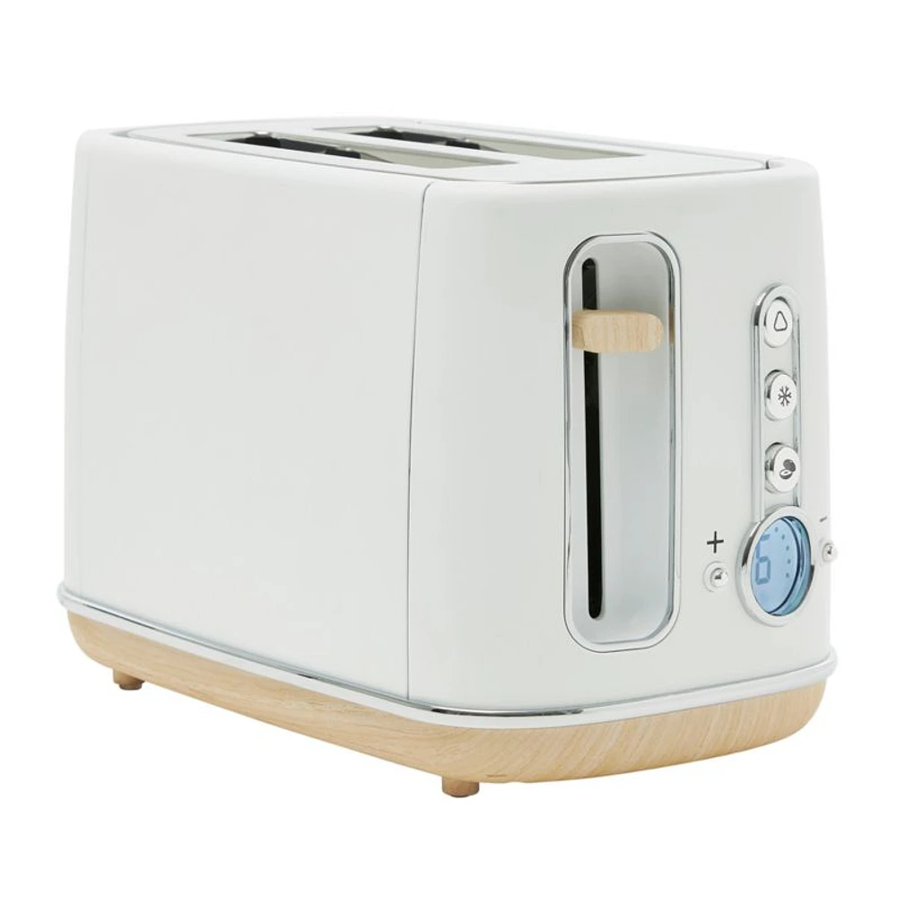 Haden Dorchester Matte White 2-Slice Toaster
