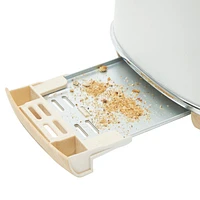Haden Dorchester Matte White 2-Slice Toaster