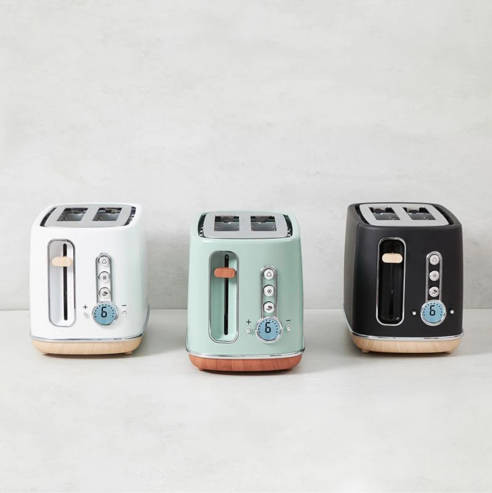 Haden Dorchester Matte White 2-Slice Toaster