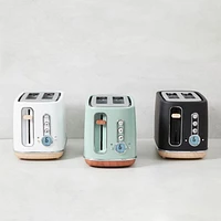 Haden Dorchester Matte White 2-Slice Toaster