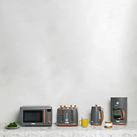 HADEN Dorchester Pebble Grey Electric Tea Kettle