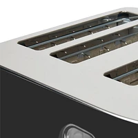 HADEN Dorchester Matte Black 4-Slice Toaster