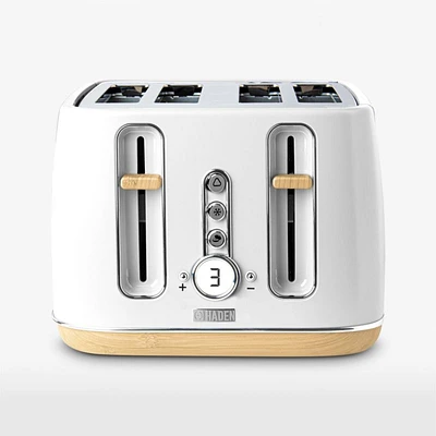 HADEN Dorchester 4- Slice Matte White Toaster