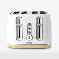 HADEN Dorchester 4- Slice Matte White Toaster