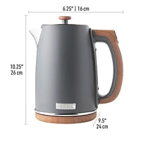 HADEN Dorchester Pebble Grey Electric Tea Kettle