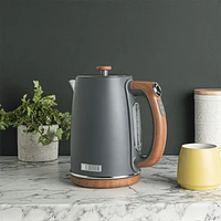 HADEN Dorchester Pebble Grey Electric Tea Kettle