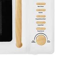 HADEN Dorchester Matte White Compact Microwave
