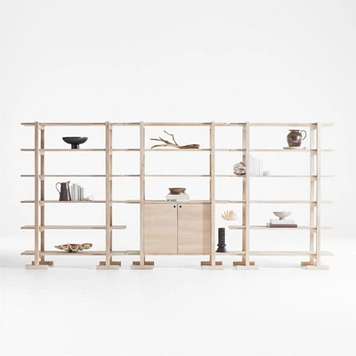 Haldeman Storage and Pair of Open Bookcases, Set of 3 by Leanne Ford