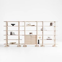 Haldeman Storage and Pair of Open Bookcases, Set of 3 by Leanne Ford