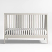 Hampshire Cozy Grey Wood Convertible Baby Crib