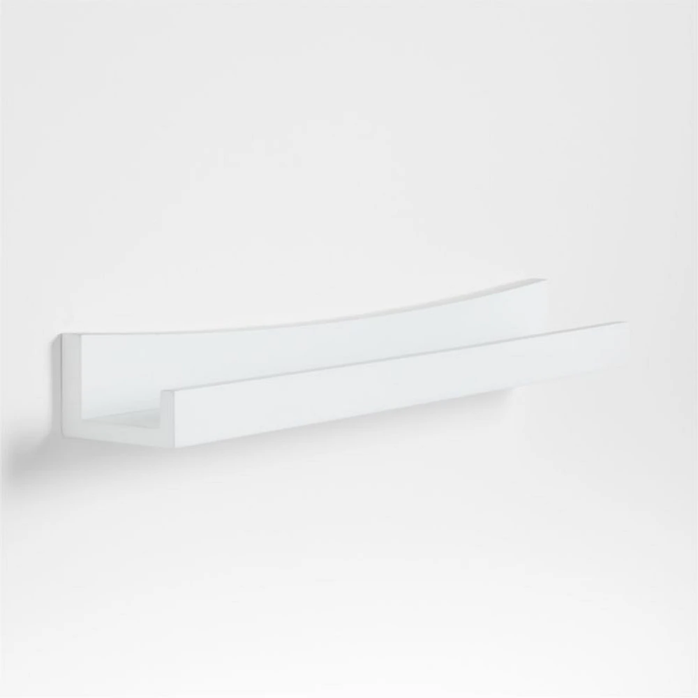 Hampshire White Wood Kids Book Ledge Shelf