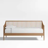 Hampshire Natural Brown Wood Spindle Kids Daybed