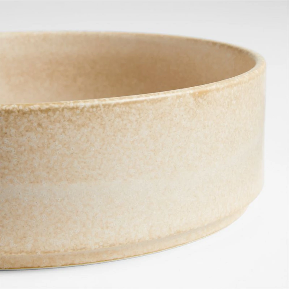 Hana Porcelain Low Bowl