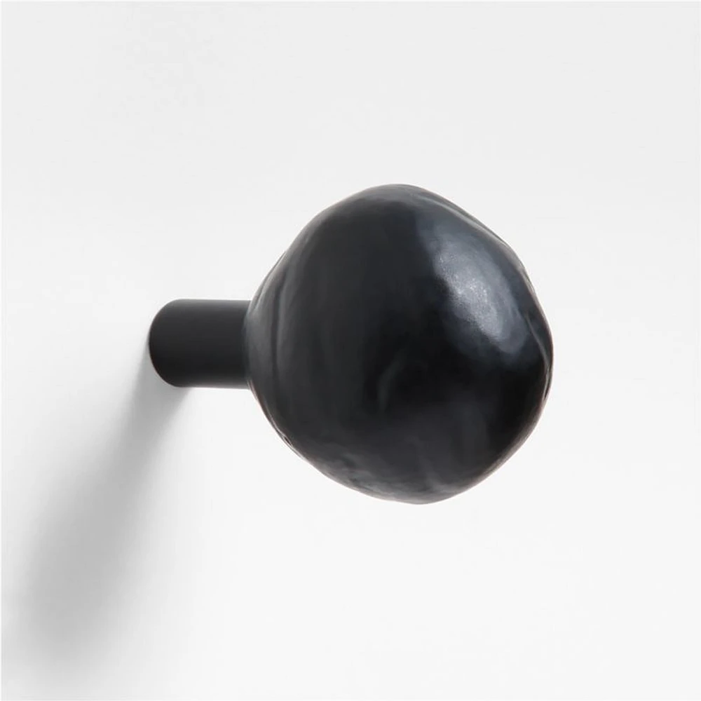 Forged Matte Black Cabinet Knob