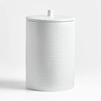 Hanno Extra-Large Textured Ceramic Canister