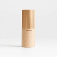 Hanno Fluted Natural Wooden Salt Shaker