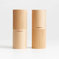 Hanno Fluted Natural Wooden Salt Shaker