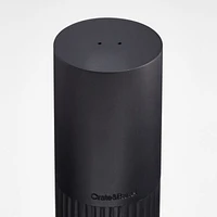 Hanno Black Fluted Ebonized Wooden Salt Shaker