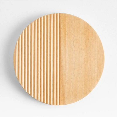 Hanno Fluted Wooden Trivet