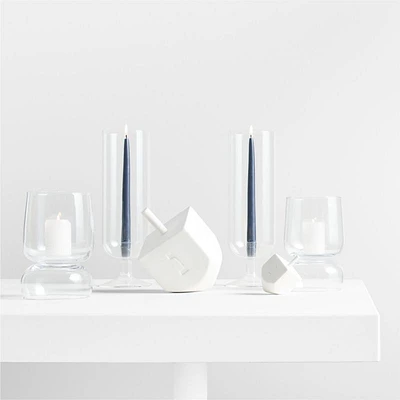 Hanukkah Glass Candelight and Decor Tablescape Set