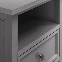 Harbor Dove Grey 2-Drawer Nightstand