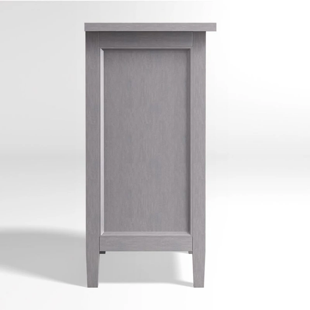 Harbor Dove Grey 2-Drawer Nightstand