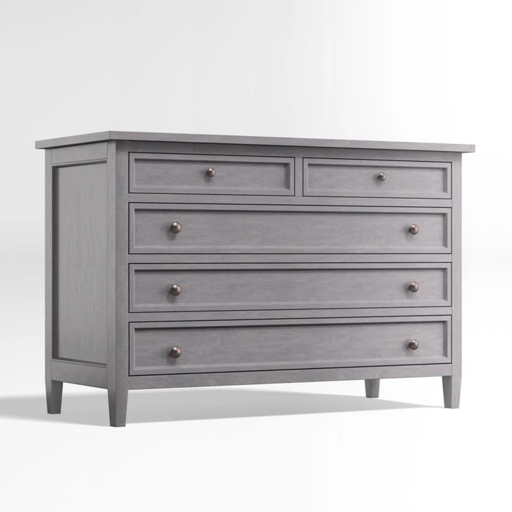 Harbor Dove Grey 5-Drawer Chest