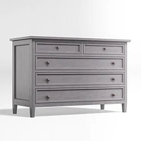 Harbor Dove Grey 5-Drawer Chest