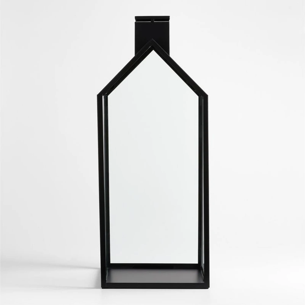 Haus Black Metal Lantern 17.5"