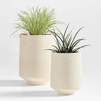 Havana White Footed Indoor/Outdoor Planter 12"x16"